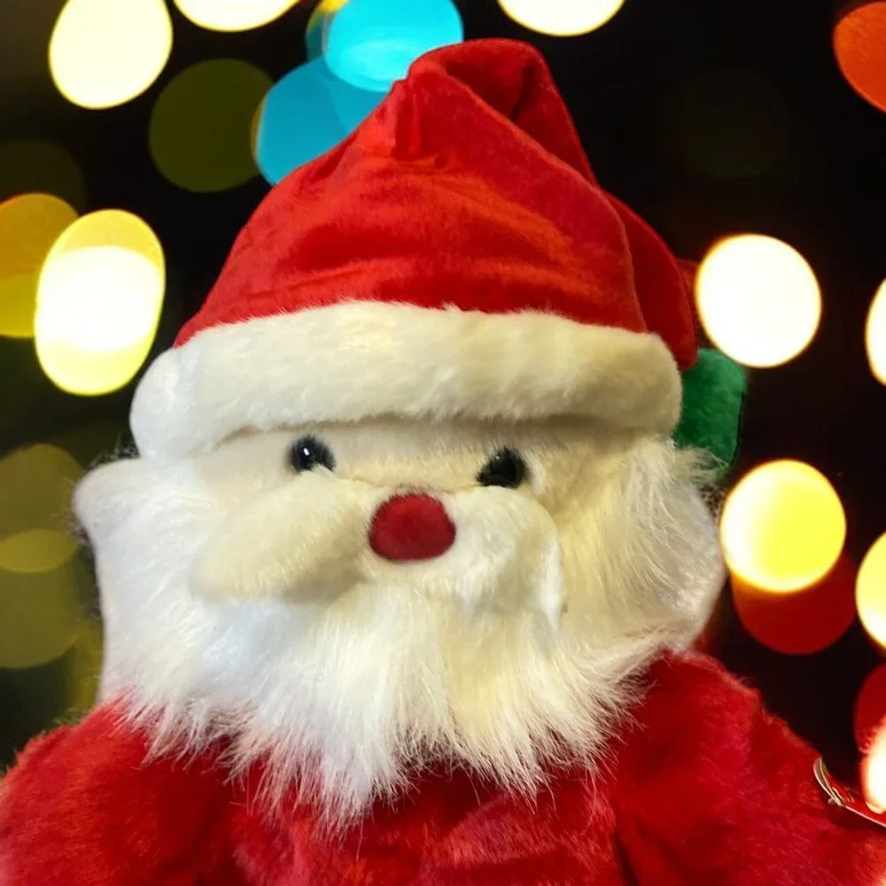 Ty‎ Beanie Buddies Santa Beanie Baby Christmas Plush Toy Red & White 14” w/ Tag